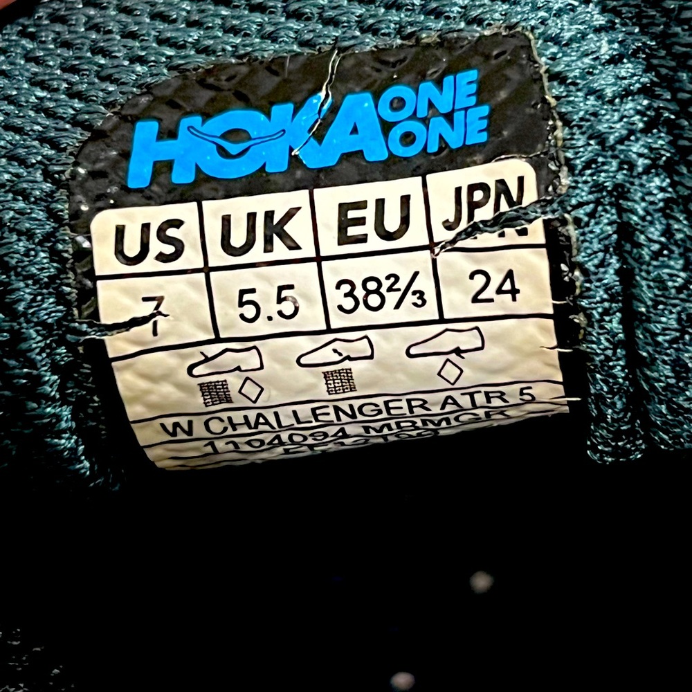 Hoka One One Navy Blue gently used very comfortable